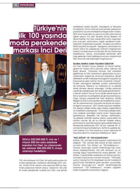 Konfeksiyon Teknik Dergisi Mayıs 2017 Sayısı