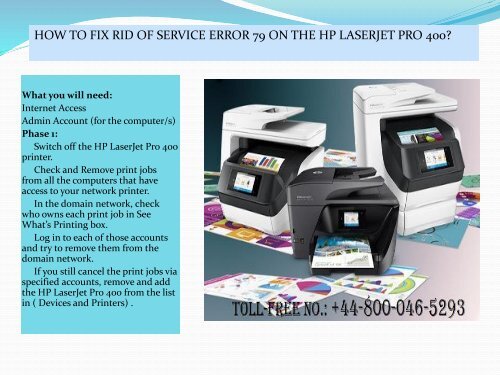 How to Fix Rid Of Service Error 79 On the HP LaserJet Pro 400? | HP Technical   Support Number 