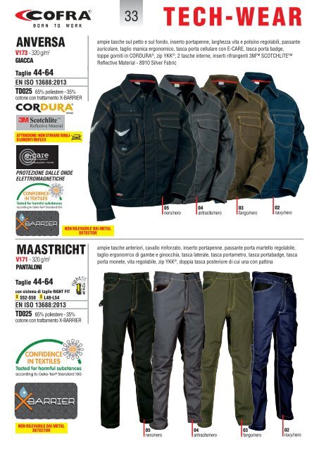 CATALOGO COFRA WORKWEAR