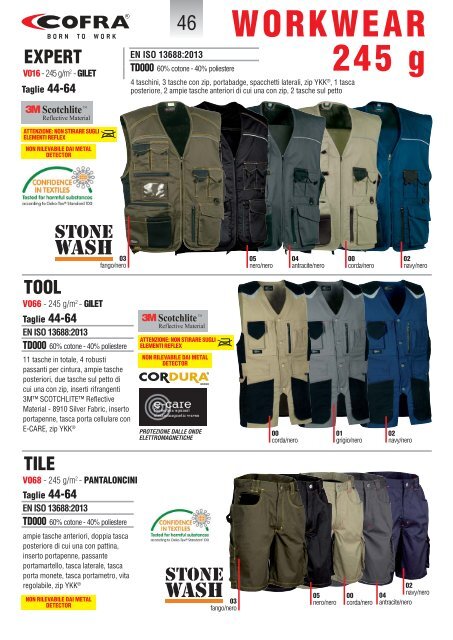 CATALOGO COFRA WORKWEAR