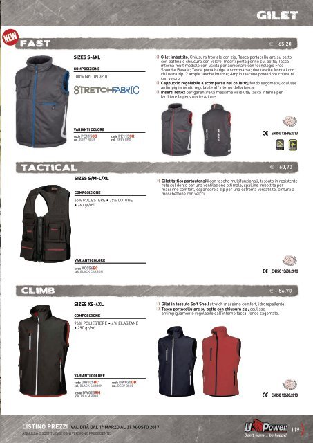 CATALOGO U-POWER WORKWEAR 