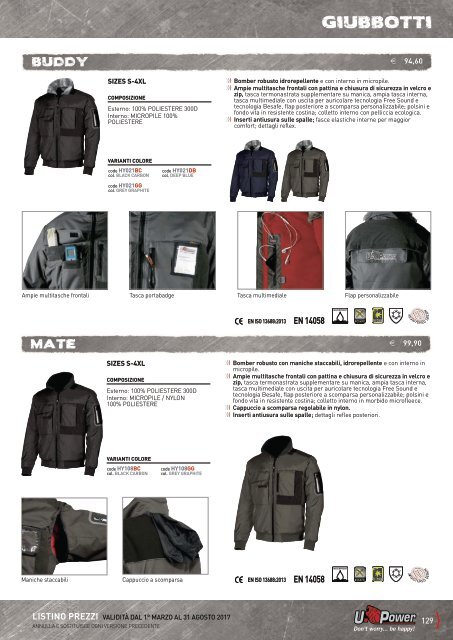 CATALOGO U-POWER WORKWEAR 