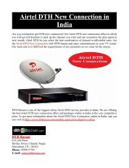 Airtel DTH New Connection in India