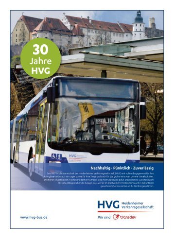 30 Jahre HVG