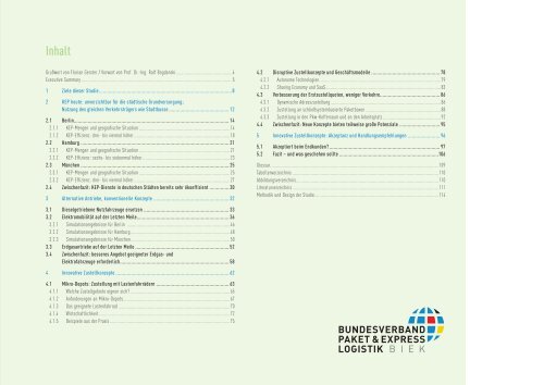 BIEK Nachhaltigkeitsstudie 2017 - Innovationen auf der letzten Meile