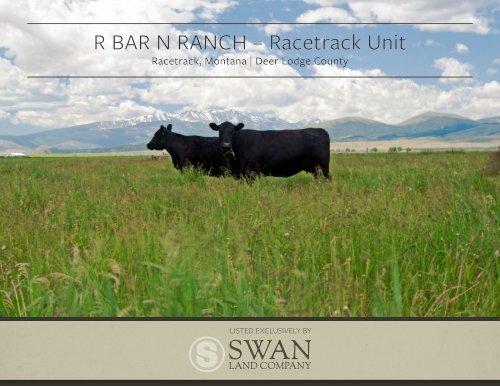 R Bar N Ranch Racetrack Unit Revised Offering Brochure and Maps