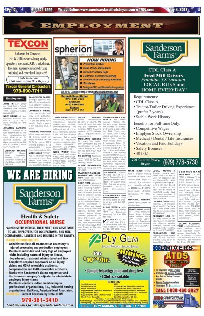 American Classifieds May 4th Edition