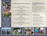 CSWM STEM Information Brochure 