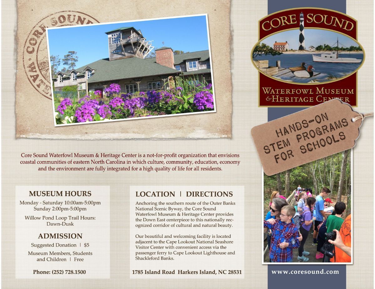 Book a Group — Core Sound Waterfowl Museum & Heritage Center