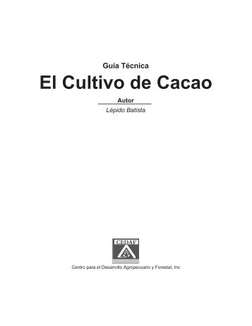 EL cultivo de cacao