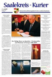 Friedensstifter und Missionar in Europa (1009 ... - Saalekreis-Kurier