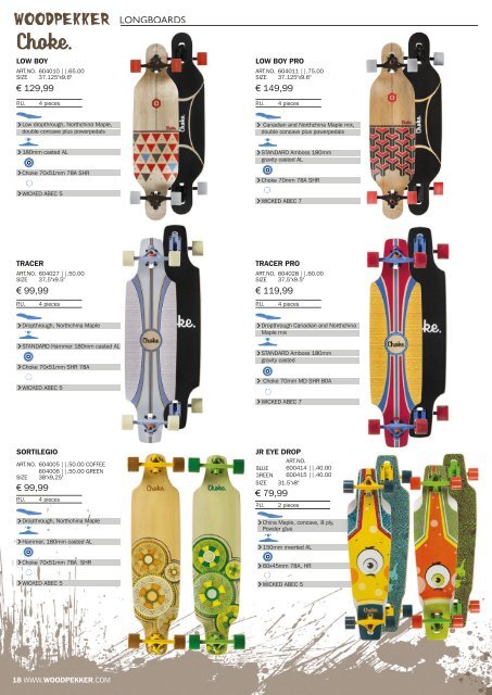 Powerslide Woodpekker Skateboard Catalogue 2017