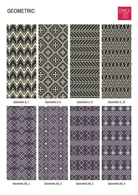 Emily Ziz Pattern Library Catalogue 040517