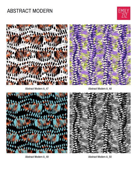 Emily Ziz Pattern Library Catalogue 040517