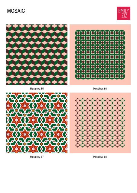 Emily Ziz Pattern Library Catalogue 040517