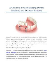 A Guide to Understanding Dental Implants and Diabetic Patients