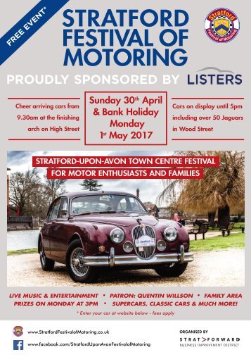 Stratford Motoring Festival Brochure 2017