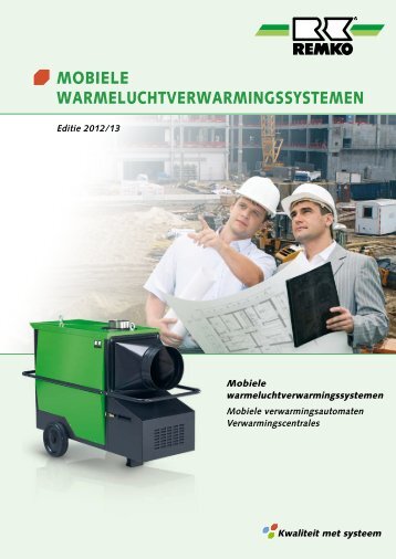 REMKO Warmelucht-Verwarmingssystemen 2012-13