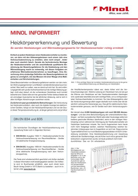 minol informiert - Centrona Hausverwaltung GmbH