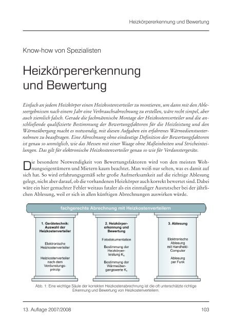 Auszug aus dem Handbuch zur Wärmekostenabrechnung - 13 ...