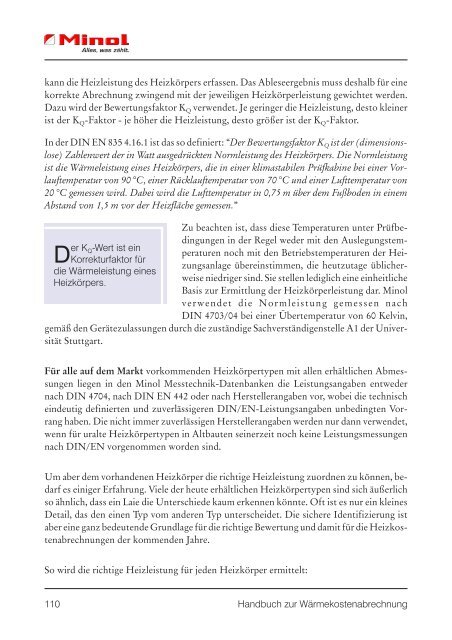 Auszug aus dem Handbuch zur Wärmekostenabrechnung - 13 ...