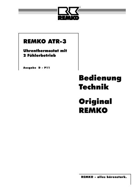ATR-3 D-R12 - Remko