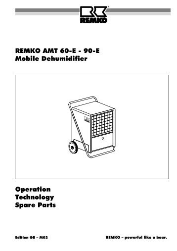 Operation Technology Spare Parts REMKO AMT  60-E - 90-E Mobile ...