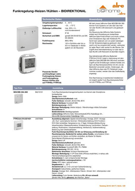 Alre Produktkatalog 2016/2017