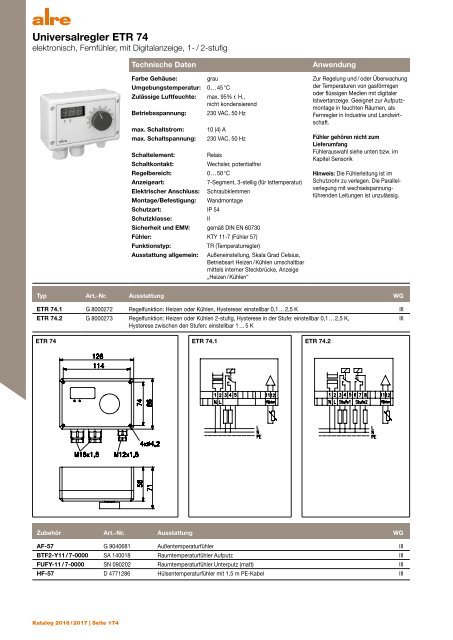 Alre Produktkatalog 2016/2017