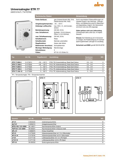 Alre Produktkatalog 2016/2017