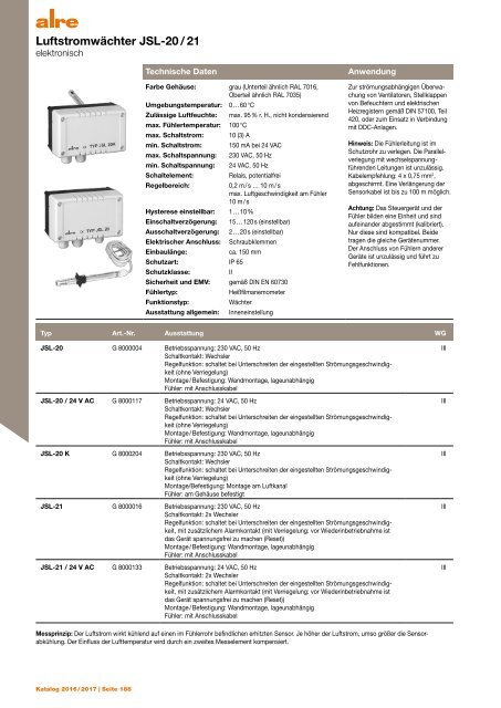 Alre Produktkatalog 2016/2017