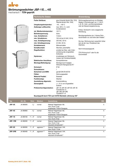 Alre Produktkatalog 2016/2017