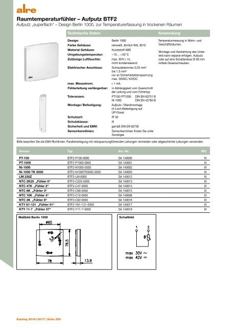 Alre Produktkatalog 2016/2017