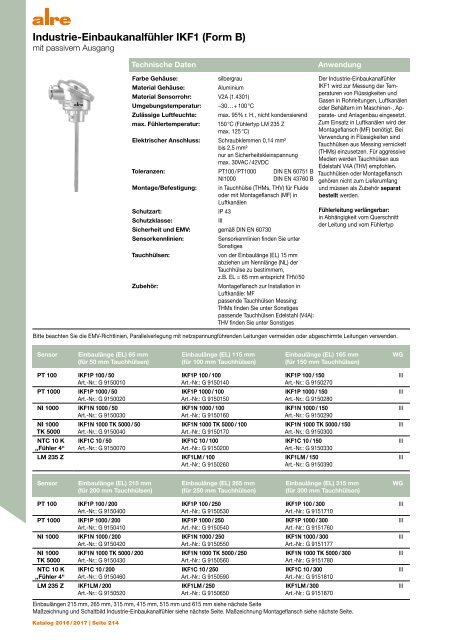 Alre Produktkatalog 2016/2017