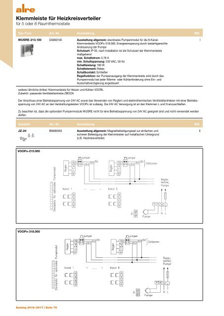 Alre Produktkatalog 2016/2017