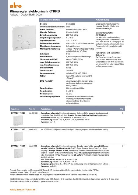 Alre Produktkatalog 2016/2017