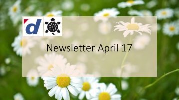 Newsletter April 2017