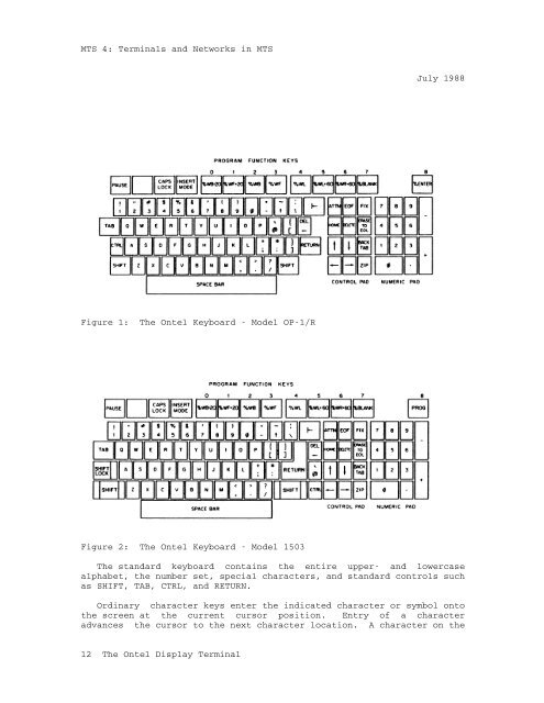 MTS Volume 4 - Terminals and Networks (3278)