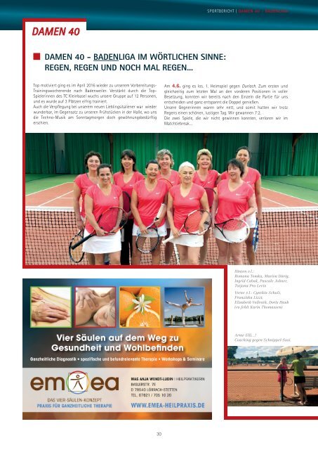 Tennisclub Lörrach_Journal 2017