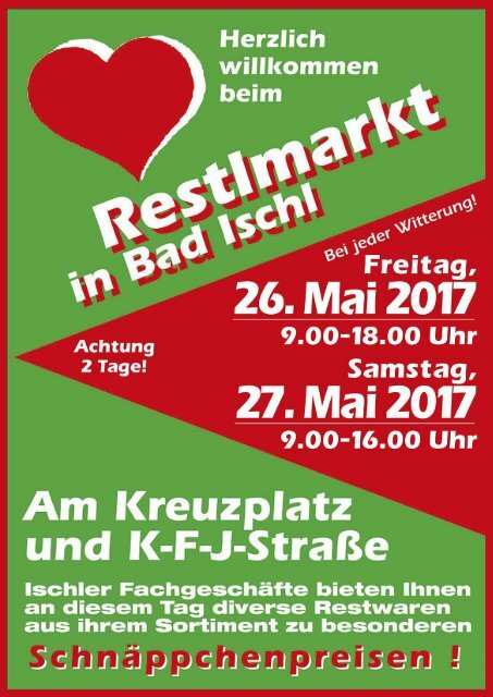 restlmarkt plakat 2017 Mai