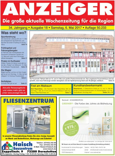 Anzeiger Ausgabe 18/17