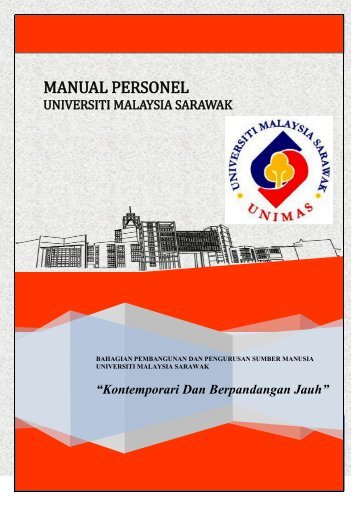 manual personel - Pejabat Pendaftar - Universiti Malaysia Sarawak