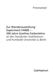 Goethe - Experiment FARBE