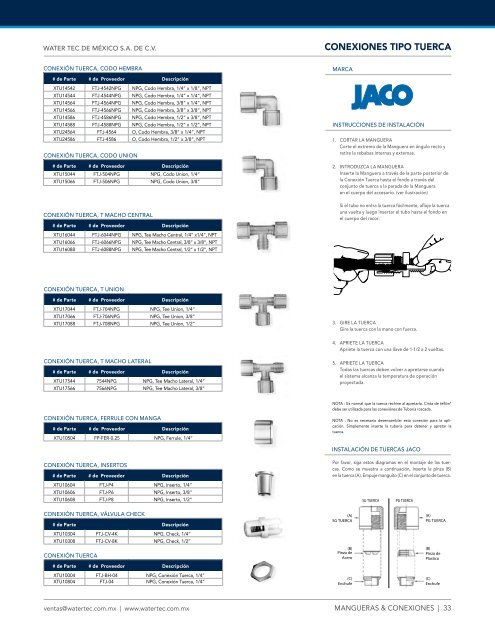 Water Tec - WTM_Catalogo_2016 copia