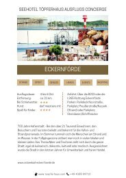 Ausflug Eckernförde - Seehotel Töpferhaus