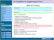 Fee Guidelines for Engineering Services Table Of Contents - APEGBC