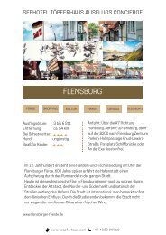 Ausflug Flensburg - Seehotel Töpferhaus