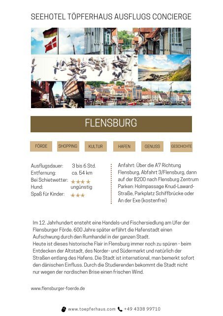 Ausflug Flensburg - Seehotel Töpferhaus