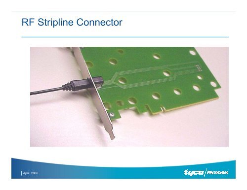 Compression Coax Board-to-board and Stripline Coax RF ... - TTI Inc.