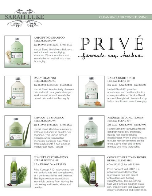 Prive Products Sarahluke Com Sarah Luke